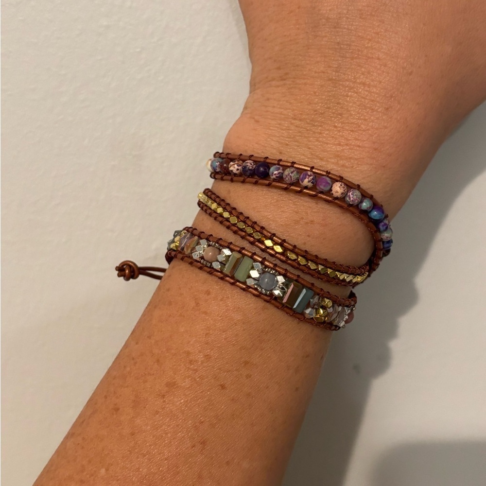 Cape Diablo Heart Protecting Beaded Wrap Bracelet 🎥 Video 🎬 - Picture 4 of 6